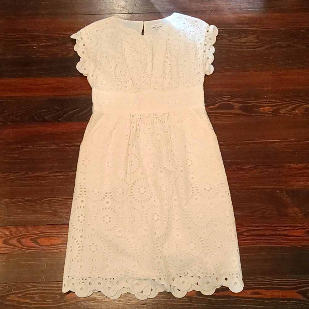 Shoshanna Eyelet White Dress